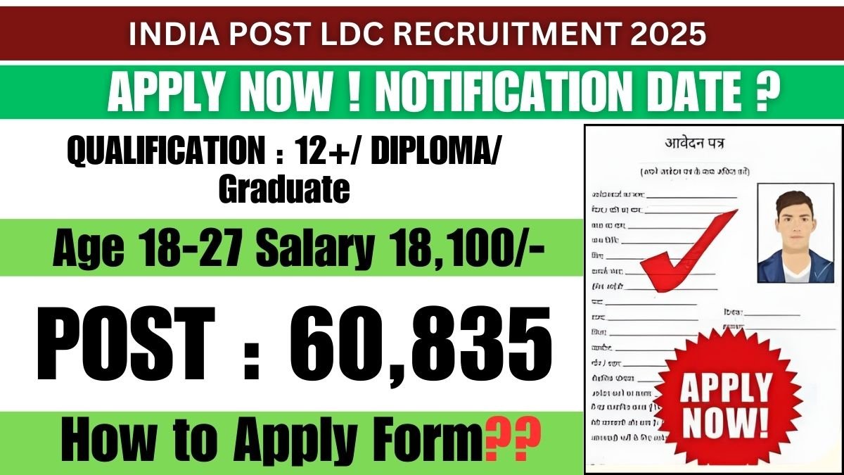 India Post LDC Recruitment 2025